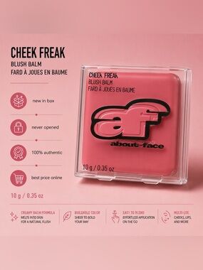 about-face Cheek Freak Blush Balm
